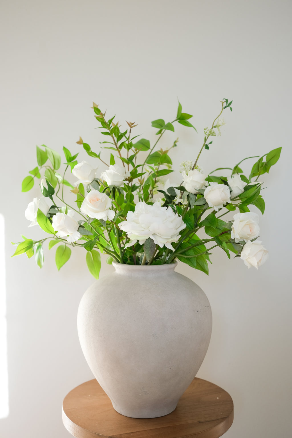 Real-Touch Peony & Roses Arrangement