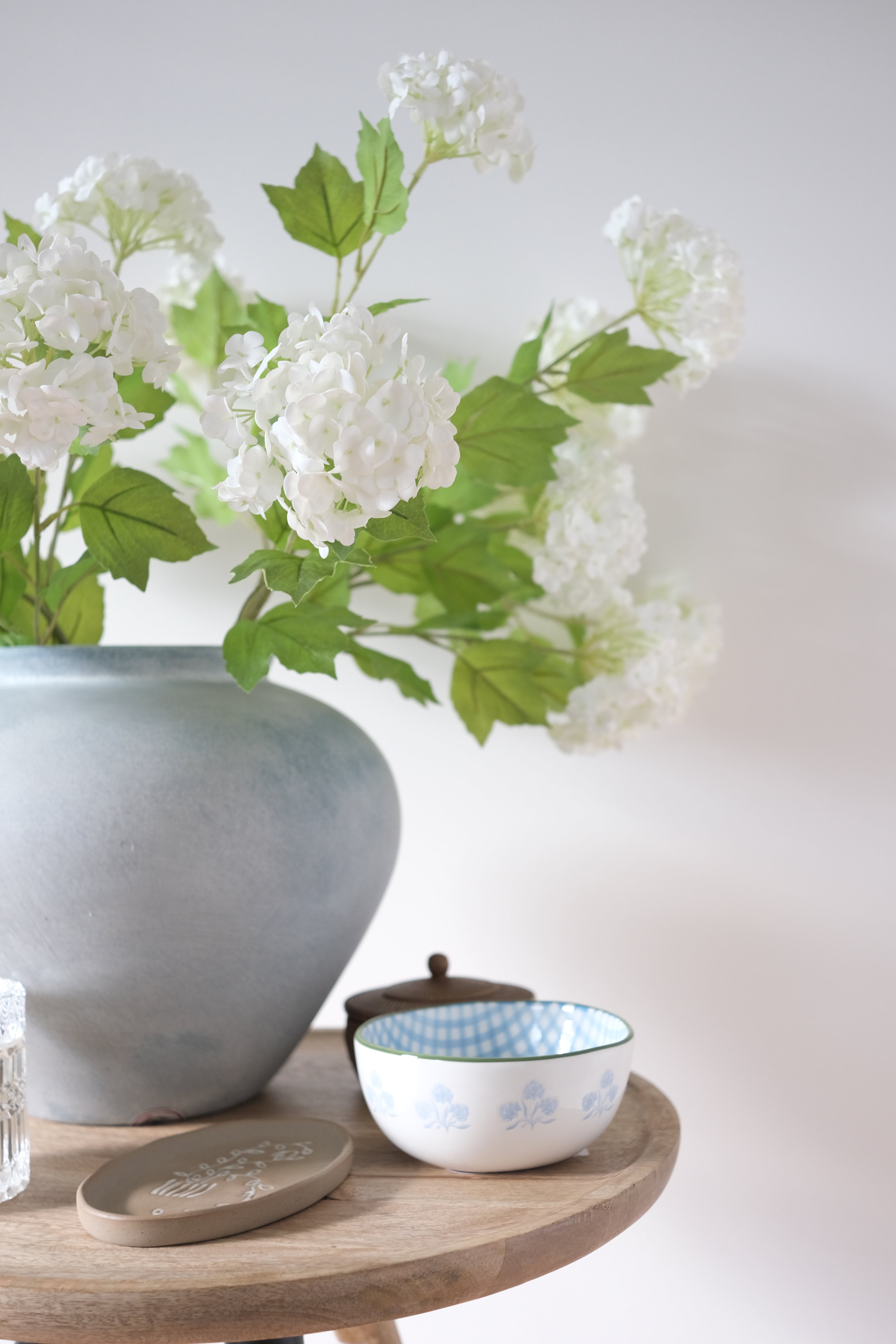 Real-Touch Snowball Hydrangea Bundle x 6 - White