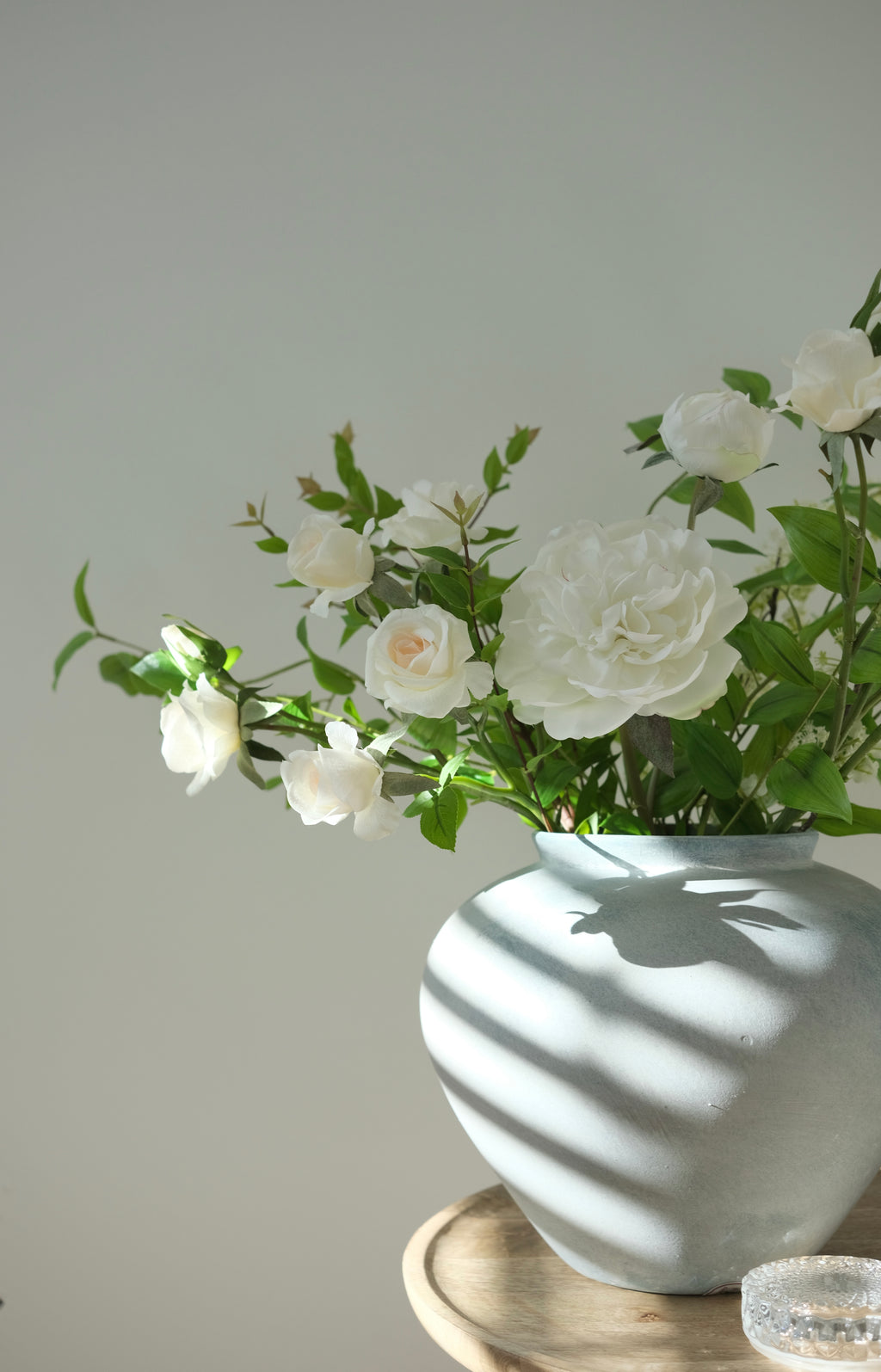 Real-Touch Peony & Roses Arrangement