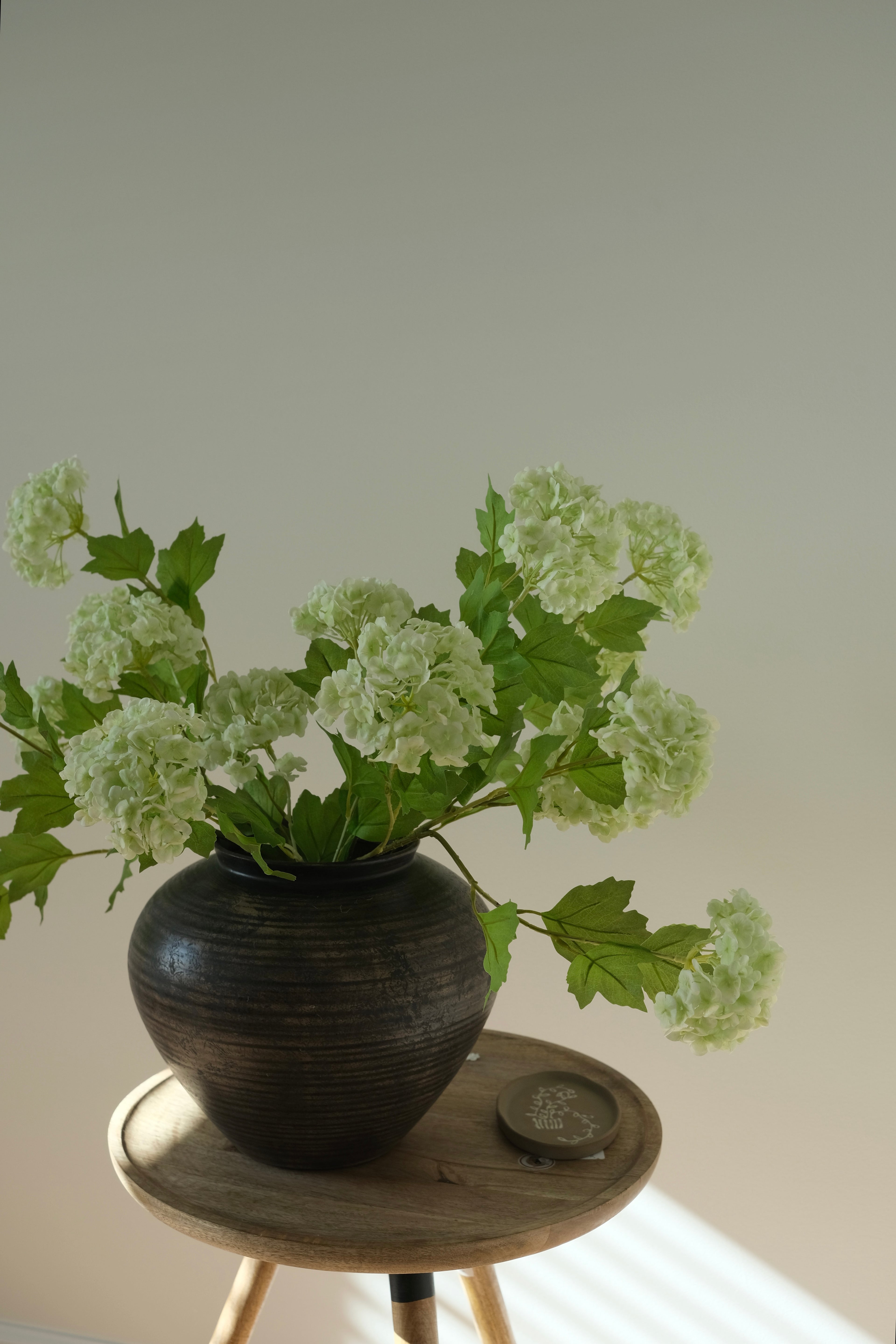 Real-Touch Snowball Hydrangea Bundle x 6 - Spring Green