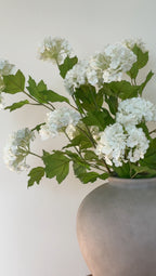 Real-Touch Snowball Hydrangea Bundle x 6