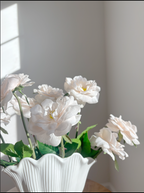 Real Touch Garden Rose Stem - Champagne