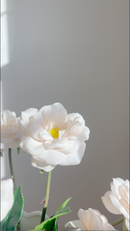 Real Touch Garden Rose Stem - Champagne