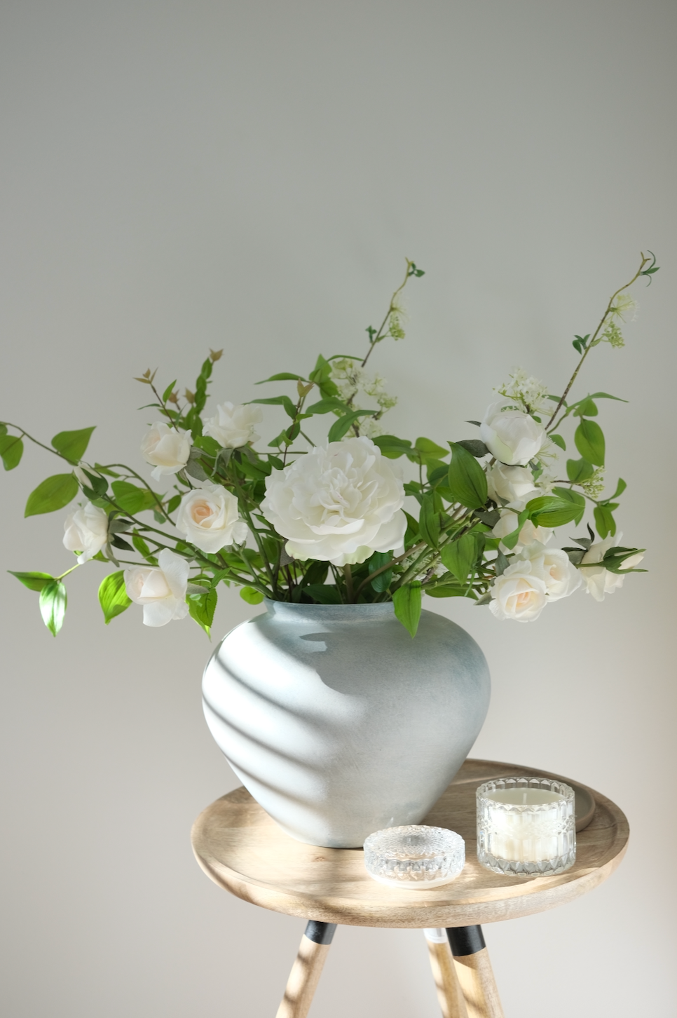 Real-Touch Peony & Roses Arrangement