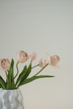 Real-Touch Spring Tulip Bundle x 9 - Peach