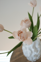 Real-Touch Spring Tulip Bundle x 9 - Peach