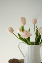 Real-Touch Spring Tulip Bundle x 9 - Peach