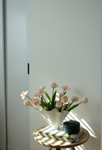Real-Touch Spring Tulip Bundle x 9 - Peach